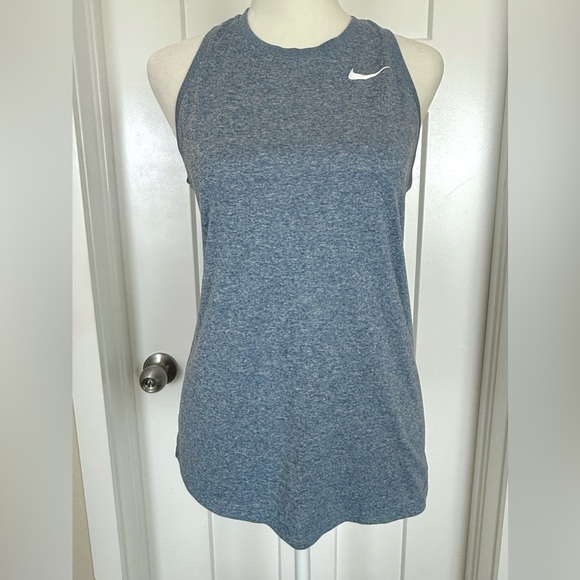 Nike Tops - Nike Dri-FIT Sleeveless Tank Top | Heather Blue | Size Small